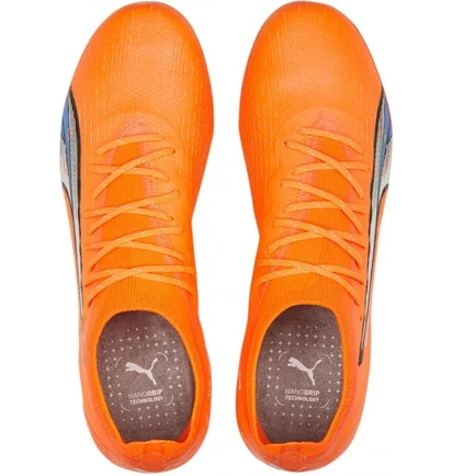 Бутсы мужские Puma Ultra Ultimate Mg Orange 107214-001