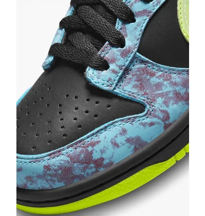 Детские кроссовки Nike Dunk Low Se Light Blue/Black Dv1694-900