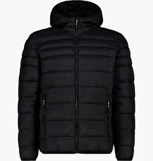 Пуховик чоловічий CMP Jacket Fix Hood Nylon Cire Black 34K2807-U901