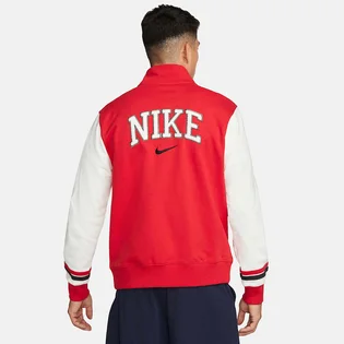 Бомбер чоловічий Nike Retro Varsity Red/White DZ2551-657
