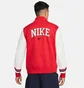 Бомбер мужской Nike Retro Varsity Red/White DZ2551-657