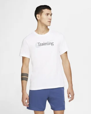 Футболка мужская Nike T-Shirt Swoosh Dri-Fit White CZ7989-100