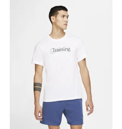 Футболка мужская Nike T-Shirt Swoosh Dri-Fit White CZ7989-100