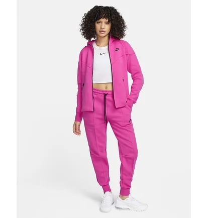 Толстовка жіноча Nike Sportswear Tech Fleece Windrunner Pink FB8338-605