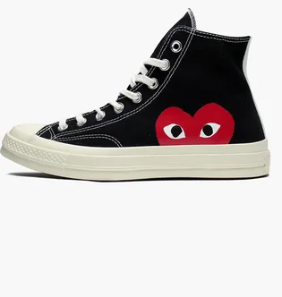 Кеды унисекс Comme des Garcons Play X Chuck 70 Shoes Black 150204C