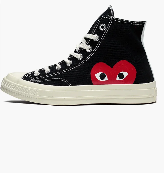 Кеди унісекс Comme des Garcons Play X Chuck 70 Shoes Black 150204C