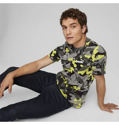 Футболка мужская Puma Ess+ Camo Aop Tee Multi 675943-80