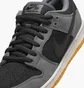 Кроссовки мужские Nike Dunk Low Sb Grey/Black HF3063-001