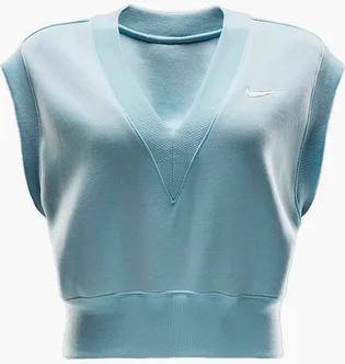 Топ жіночий Nike V Sportswear Phoenix Fleece Light Blue FV6316-474