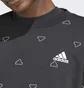 Світшот чоловічий Adidas Monogram Graphic Black IV9354