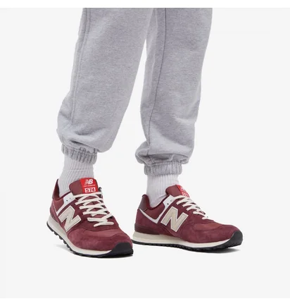 Кросівки жіночі New Balance U574Hmg Bordo U574HMG