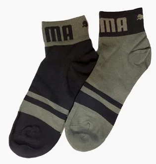 Шкарпетки унісекс Puma Combo Black/Green (2 пари) 935318-02