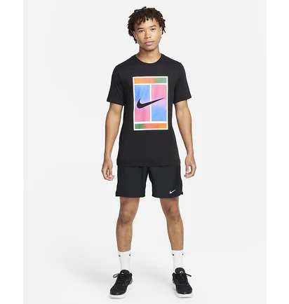 Футболка мужская Nike T-Shirt Court Dri-Fit Black FQ4934-010