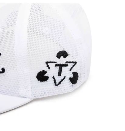 Кепка унисекс The Trilogy Tapes Ttt Pain All-Over Mesh White TTT13H002