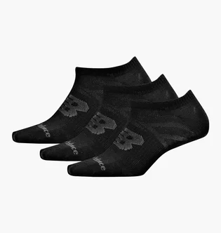 Носки унисекс New Balance Flat Knit No Show (3 пары) Black LAS03223BK