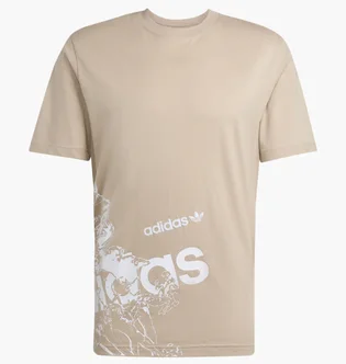 Футболка мужская Adidas Trefoil Series Loose Beige JW2969