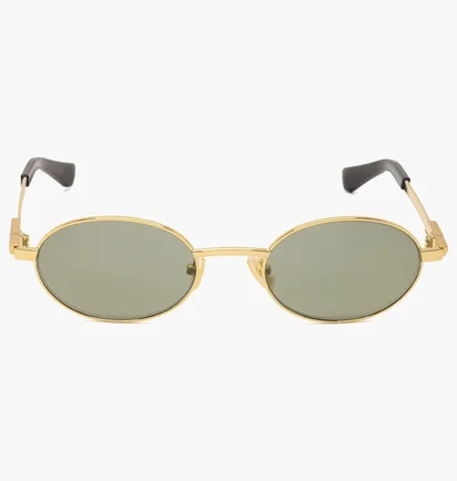 Солнцезащитные очки Bottega Veneta Gold/Green BV1470S-004-52