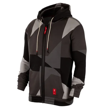 Толстовка мужская Nike Kyrie Irving Full Zip Hoodie Grey Bv9285-010