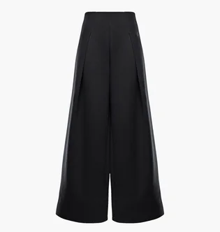 Штаны женские Nike W Nsw Tch Flc Hr Plt Pant Wide Black FV8052-010