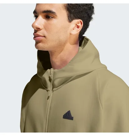 Худи мужское Adidas Z.N.E. Premium Full-Zip Hooded Track Jacket Olive IN5090