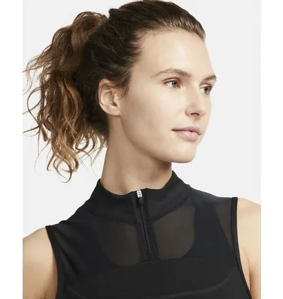 Топ жіночий Nike W Df Air Crop Tank Black DX0284-010