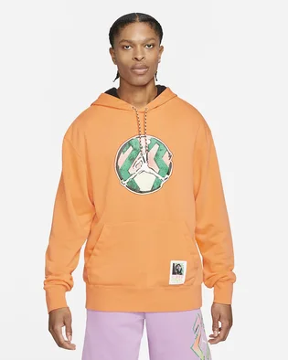 Худі чоловіче Air Jordan Sport DNA Hoodie Orange CZ4835-858