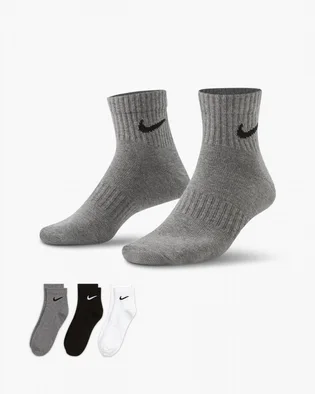Шкарпетки унісекс Nike Everyday Ltwt Ankle Multi (3 пари, неутеплені) SX7677-964