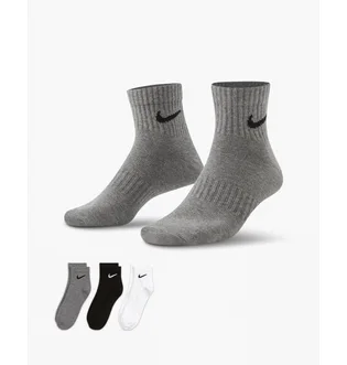 Носки унисекс Nike Everyday Ltwt Ankle Multi (3 пары, неутепленные) SX7677-964