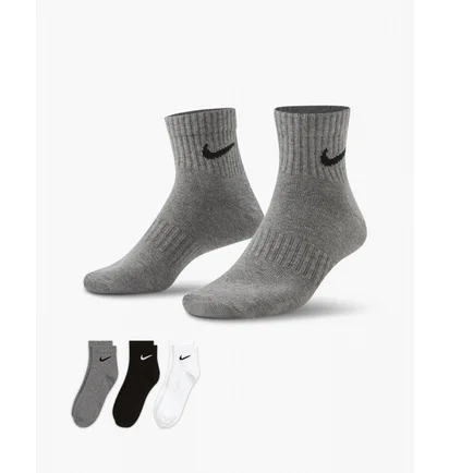 Шкарпетки унісекс Nike Everyday Ltwt Ankle Multi (3 пари, неутеплені) SX7677-964
