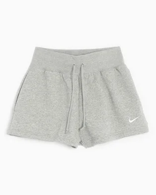 Шорты женские Nike Sportswear Phoenix Fleece High-Waisted Shorts Grey FD1409-063