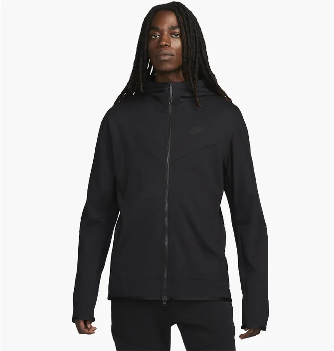 Толстовка чоловіча Nike Tech Fz Lghtwht Black DX0822-010