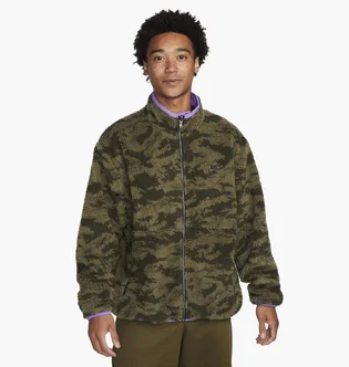 Кофта мужская Nike Club+ Winter Camo/Green Dq4884-542