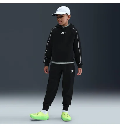 Спортивный костюм детский Nike Club Flc Hdy Black HQ9318-010