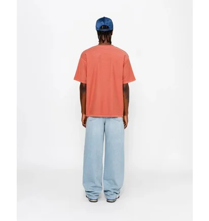 Футболка унисекс Stussy Lazy T-Shirt Peach 1140283-BORA