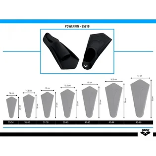 Ласти Arena Powerfin Black 95218-051