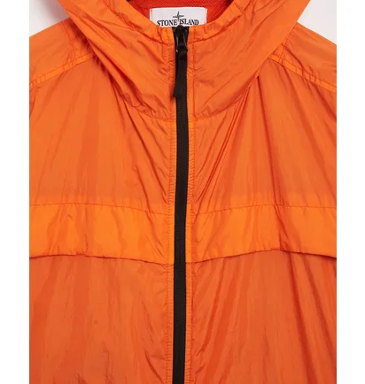 Вітровка чоловіча Stone Island Garment Dyed Hooded Lightweight Orange 801540922-V0032