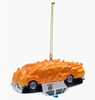Ялинкові іграшки Fucking Awesome Cop Car Ornament Black/White P709912
