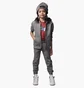 Спортивний костюм дитячий Air Jordan Brooklyn Fleece Little Grey 85D325-GEH