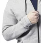 Толстовка мужская Reebok Workout Ready Full-Zip Fleece Grey EC0897