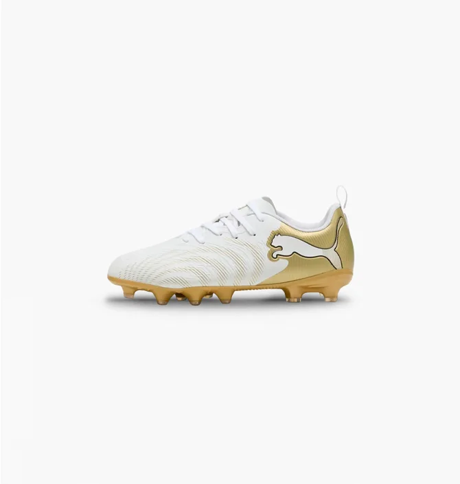 Бутси дитячі Puma Future 9 Play Fg/Ag White/Gold 108723-04