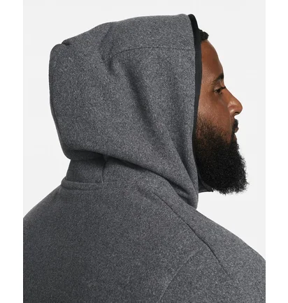 Толстовка чоловіча Nike Nsw Tch Flc Fz Winter Hd Grey Dq4801-010