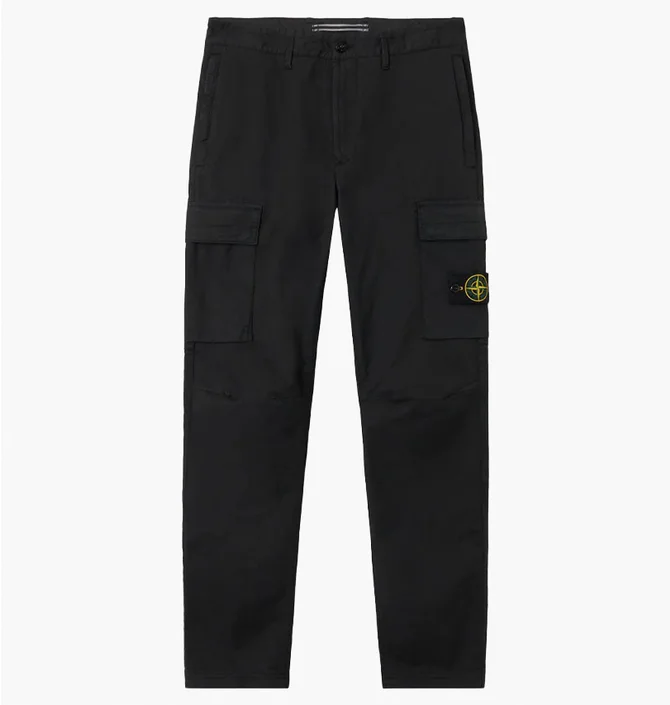 Штаны мужские Stone Island Cargo Black K2S153100032-S0010-V0029