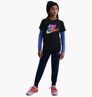 Футболка детская Nike SportswearOlder Kids (Girls) T-Shirt Black IF2313-010
