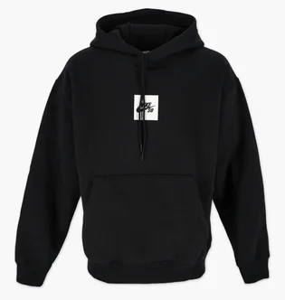 Худи унисекс Nike Sb Flc Hd Box Logo Black DV8839-010