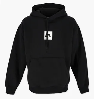 Худи унисекс Nike Sb Flc Hd Box Logo Black DV8839-010