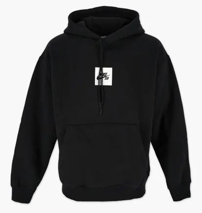 Худі унісекс Nike Sb Flc Hd Box Logo Black DV8839-010