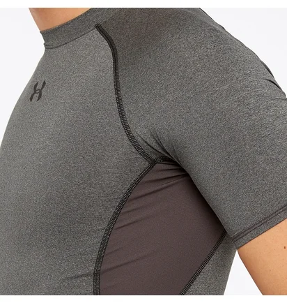Футболка чоловіча Under Armour Heat Gear Ss Compression Top Grey 1257468-090