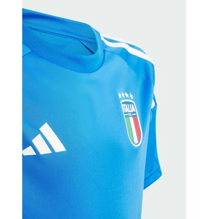 Футболка детская Adidas Italy 24 Home Fan Performance Blue IQ0498