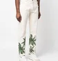 Джинсы мужские Palm Angels Palm Printed Distressed Jeans Beige PMYA033S23DEN014-0355