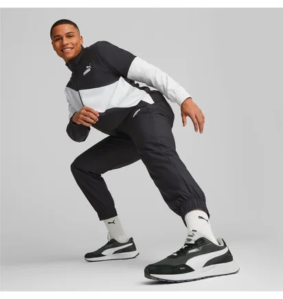 Спортивний костюм чоловічий Puma Power Black/White 673309-01